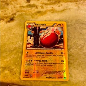 Electrode Pokémon card